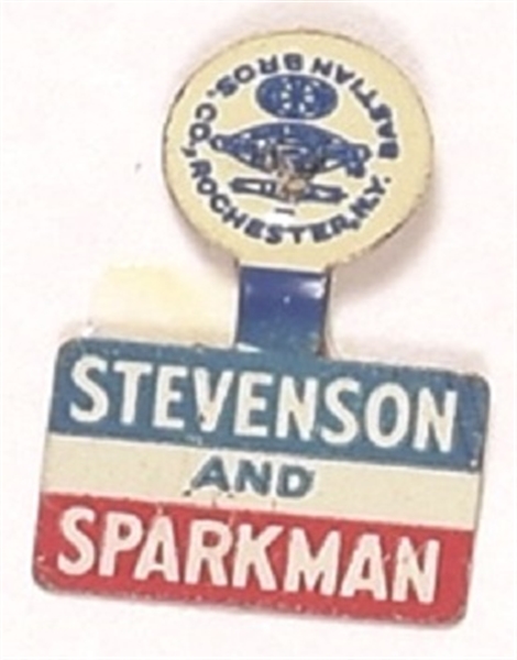Stevenson and Sparkman Litho Tab