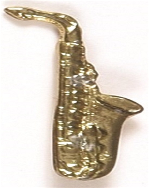 Bill Clinton Saxophone Pin