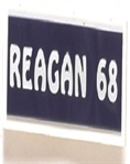 Reagan 68 Lapel Pin