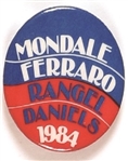 Mondale, Ferraro, Rangel, Daniels NY Coattail