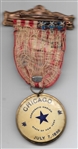 Tammany Hall 1896 Democratic Convention Badge