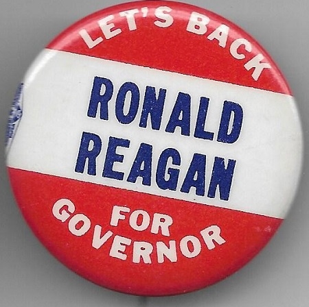 Lets Back Reagan for Governor
