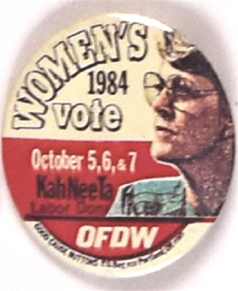 Ferraro Oregon Womens Vote