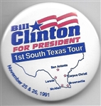 Clinton South Texas Tour