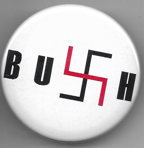 Anti GW Bush Swastika