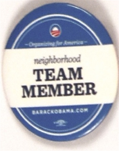 Obama Neighborhood Team Member