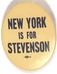 New York is for Stevenson