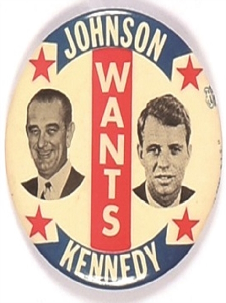Johnson Wants Robert Kennedy