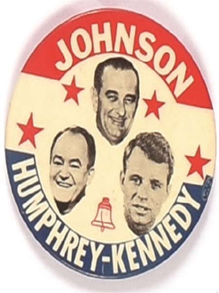 Johnson, Humphrey, Kennedy New York Liberty Bell