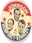 Johnson, Humphrey, Kennedy New York Liberty Bell