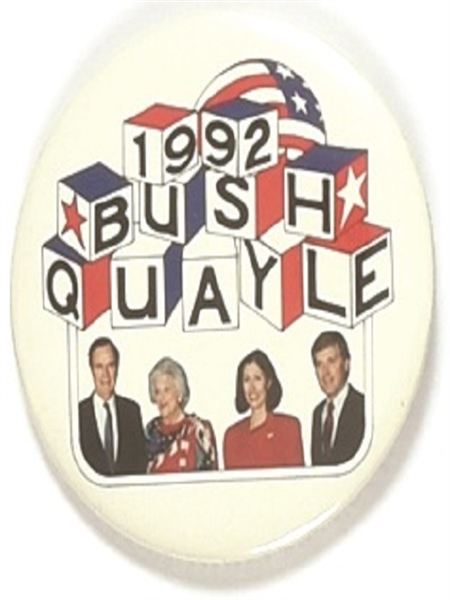 Bushes and Quayles 1992 Celluloid