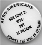 Afro-Americans Against the War in Vietnam