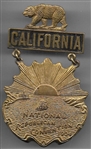 TR 1904 Convention California Badge