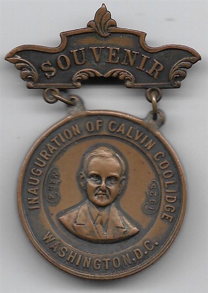 Coolidge Inauguration Badge