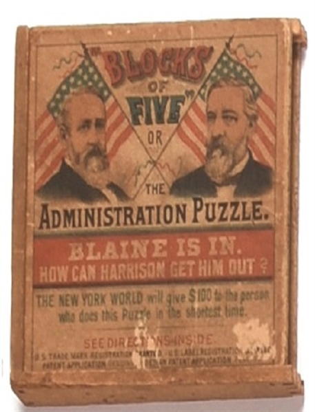 James Blaine Blocks of 5 Puzzle