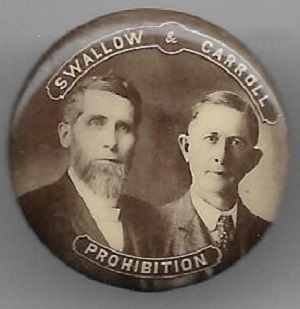 Swallow and Carroll Prohibition Party Jugate