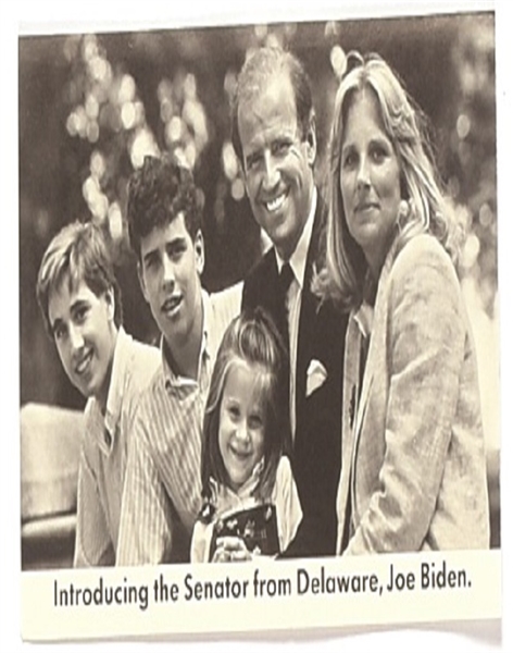 Biden Family 1988 Presidential Mailer
