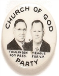 Tomlinson, Teague Church of God Party