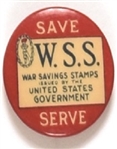 WW I Savings Stamps, Save and Serve
