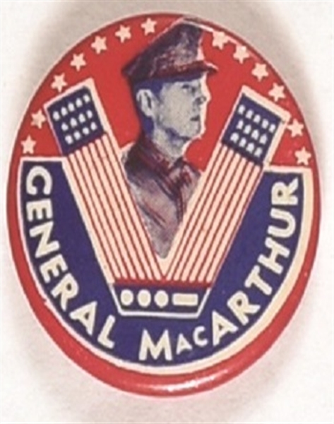 General MacArthur V for Victory