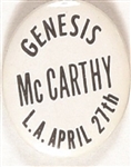 McCarthy Genesis Los Angeles Celluloid