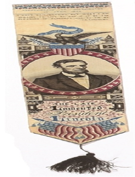 Lincoln Impressive Stevensgraph Ribbon