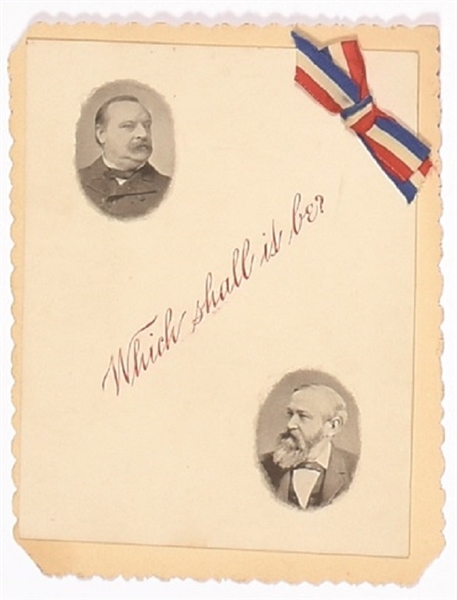 Cleveland, Harrison New York Advertising Card