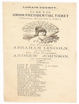Lincoln 1860 Ohio Ballot