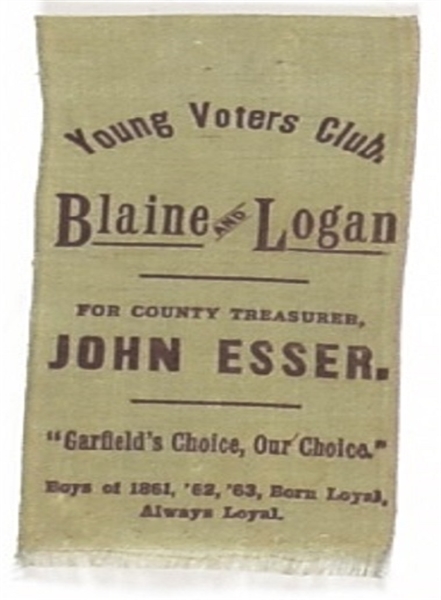 Blaine and Logan Young Voters Club Coattail Ribbon