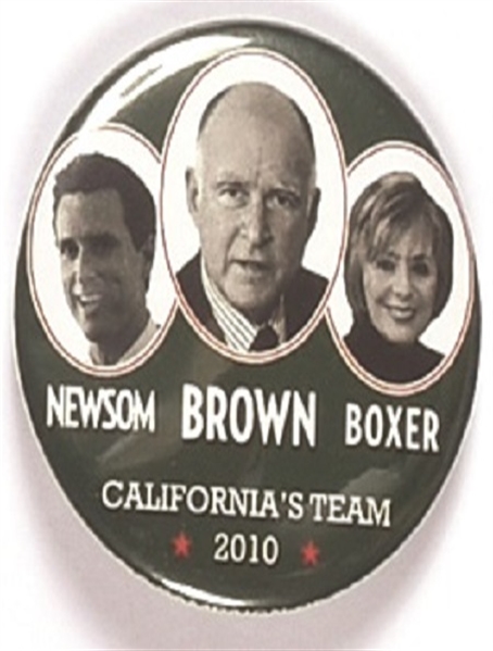 Brown, Newsom, Boxer 2010 California Celluloid