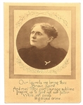 Frances Willard WCTU Postcard