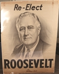 Re-Elect Roosevelt Giant Poster