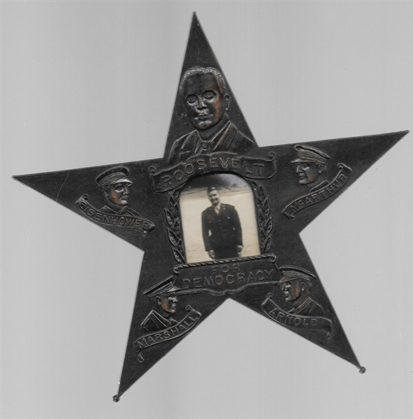 FDR WW II Generals Star Picture Frame