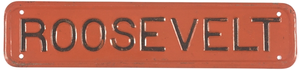 Roosevelt Orange and Black License