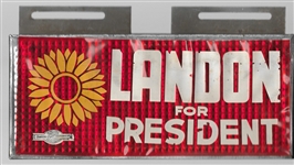 Landon for President Reflector License