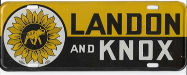 Landon, Knox GOP Sunflower License