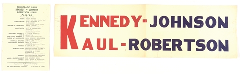 Kennedy, Kaul, Robertson 1960 Virginia Campaign Rally