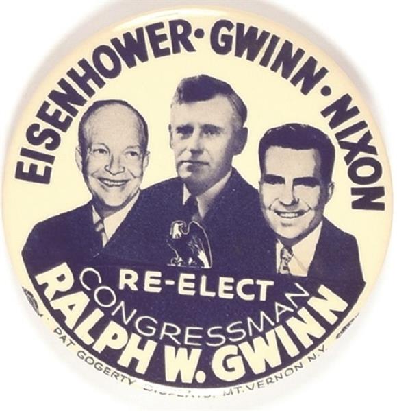 Eisenhower, Gwinn, Nixon New York Coattail