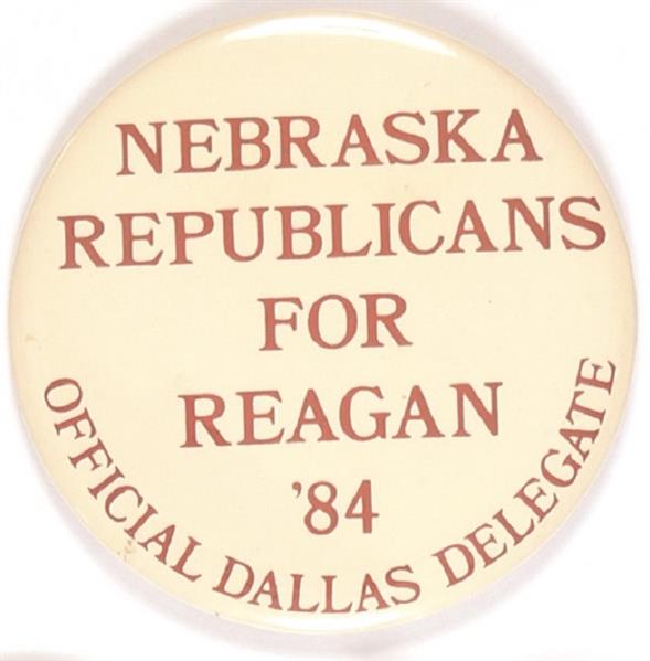 Nebraska Republicans for Reagan Dallas Delegate