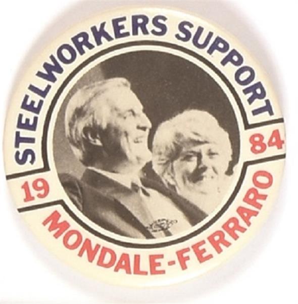 Steelworkers Support Mondale, Ferraro