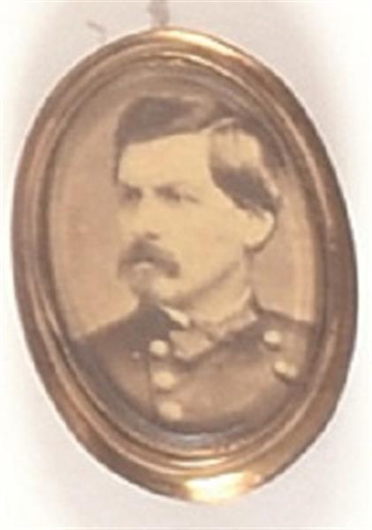 George McClellan Oval Pinback