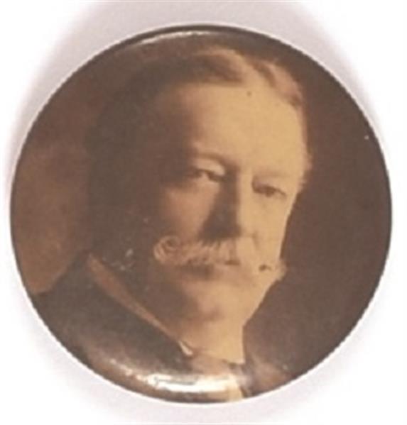 William Howard Taft Sepia Celluloid