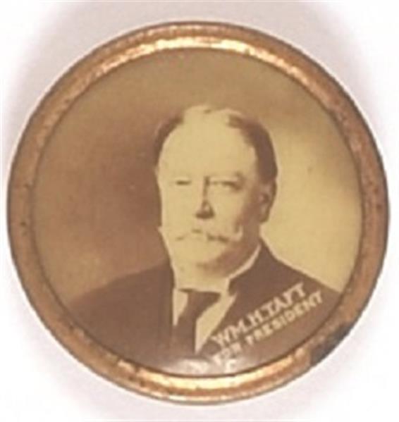 Taft Framed Sepia Celluloid