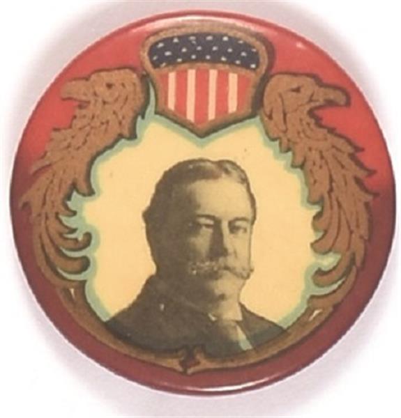 Taft Beautiful Eagles and Shield Pin