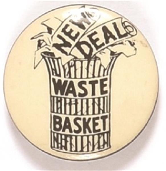 Willkie New Deal Waste Basket