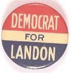 Democrat for Landon