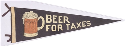 Beer for Taxes Pennant