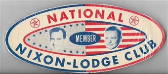 Nixon-Lodge Club Sticker 