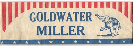 Goldwater, Miller Campaign Hat 