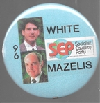 White, Mazelis Socialist Equity Party Jugate 